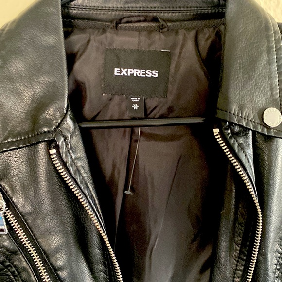 Express faux leather jacket size xs - Picture 2 of 6